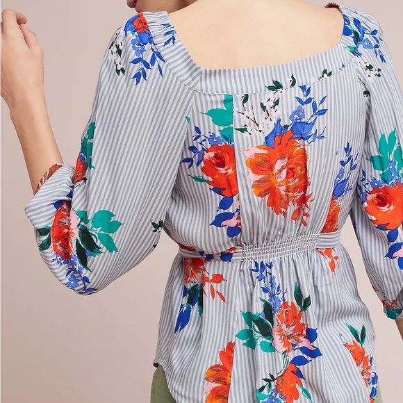 MAUVE by Anthropologie Lilorne Floral Buttondown size xs - Picture 5 of 13